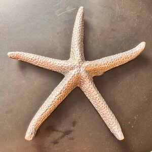 VTG Y2K Dynasty Gallery Hammered Metal Starfish Silver Beach Art Sculpture